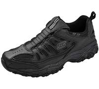 Skechers Sport Men's Afterburn M. Fit Wonted Loafer,Black/Charcoal,12 4E US