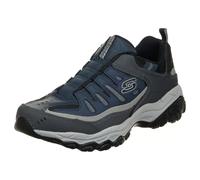 Skechers Sport Men's Loafer Afterburn M. Fit Wonted – Navy/Gray, US 7 4E