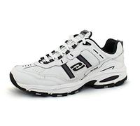Skechers Sport Men's Vigor 2.0 Serpentine Memory Foam Sneaker, White, 10 UK