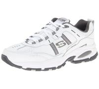 Skechers Sport Men's Vigor 2.0 Serpentine Memory Foam Sneaker, White, 9 EE - Wide