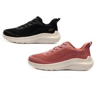 Skechers Womens/Ladies Bobs Squad Waves Still Wading Trainers (8 UK) (Black)