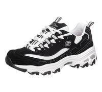 Skechers D'Lites Biggest Fan Women's Black Trainers | All Year Round | Lace Up Trainer | Memory Foam Insole