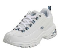 Skechers Sport Women's Premiums Sneaker White/Blue 6.5 W US