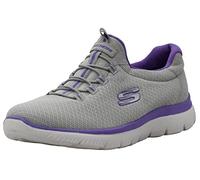 Skechers Sport Women's Summits Sneaker Grey/Purple 7 M