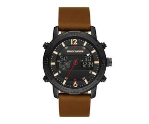 Skechers SR5153 Redlands Brown Leather Strap Watch - W5541