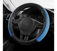 Skechers Steering Wheel Cover,Max Cushioning Leather Steering Wheel Cover Universal Fit 14" 1/2-15" Car Wheel Protector for Men Women Fit Suvs,Vans,Se