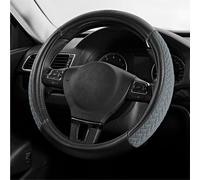 Skechers Steering Wheel Cover,Max Cushioning Leather Steering Wheel Cover Universal Fit 14" 1/2-15" Car Wheel Protector for Men Women Fit Suvs,Vans,Se