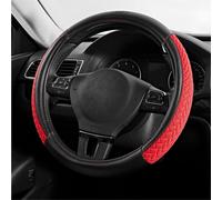 Skechers Steering Wheel Cover,Max Cushioning Leather Steering Wheel Cover Universal Fit 14" 1/2-15" Car Wheel Protector for Men Women Fit Suvs,Vans,Se