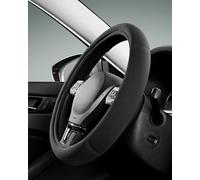 Skechers Steering Wheel Cover, Memory Foam Car Steering Wheel Covers,14.5-15inch Anti-Slip Safety Comfortable Desgin Universal Fits for 95% Truck,SUV,Cars(Black)