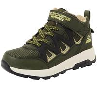 Skechers Storm Blazer Drizzle Squad Fashion Boot, Olive & Black Synthetic/Olive Textile/Olive, 1 UK Child