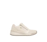 Skechers Street Billion Flex Luxe Up Wedge Trainers Natural
