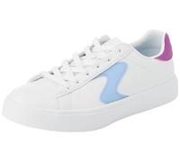 Skechers Street Girls Trainers, White Synthetic/Purple Trim, 1.5 UK