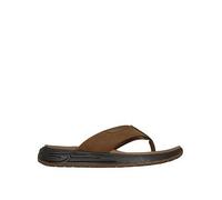 Skechers Street Retro Jogger Flip Flop, Brown, Size 7, Men Brown