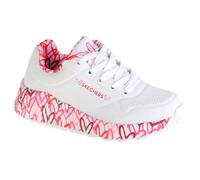 Skechers Street Uno Lite Lovely Luv Trainers White EU 32 Girl