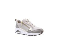 Skechers Street Women's Quarter Zip Duraleather Metallic Trim Fashion Sneaker