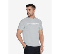 Skechers Strikethrough Short Sleeve T-shirt light grey - L