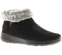 Skechers ON-THE-GO JOY, Women's Bootie, Black/Gray Suede, 7 UK (40 EU)