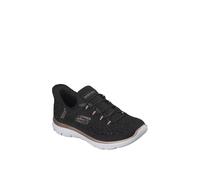 Skechers Womens Slip Ins: Summits Diamond Dream Runners Black/Rose Gold 6 UK