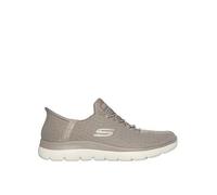 Skechers Summits Classy Night Bungee Lace Slip-ins Trainer - Taue, Beige, Size 6, Women Beige