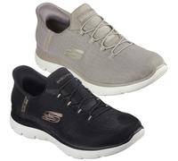 Skechers Summits Classy Night Womens Slip-Ins Casual Sports Trainer - Black - UK 7 / EU 40