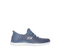 Skechers Slip Ins Summits SLT Slate Blue Womens trainers 150123 in a Plain Textile in Size 3