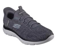 Skechers Men's Hands-Free Slip-ins Summits Key PACE Sneaker, Charcoal, 9 UK
