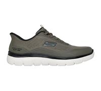 Skechers Summits Slip M OLBK Olive Black Mens trainers 233047 in a Plain Textile in Size 9