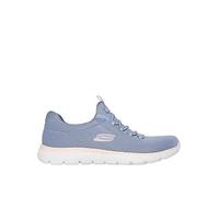 Skechers Summits Mesh Bungee Slip On Trainer- Light Blue, Light Blue, Size 7, Women Light Blue