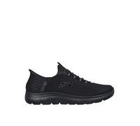 Skechers Summits Mesh Slip-ins Memory Foam Trainers - Black, Black, Size 7, Men Black