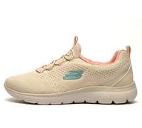 Skechers Summits Nature Womens Memory Foam | Slip On Shoes | Natural /Multi | UK Size 8