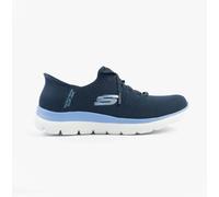Skechers Slip-ins Summits Vegan Womens Fashion Trainers in Navy Blue - 7 UK