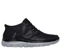 Skechers SUMMITS - SIEGUL Mens Casual Slip-On Boots-Black/Charcoal