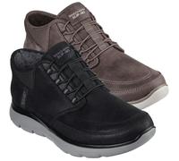 Skechers Summits Siegul Mens Slip-Ins Casual Smart Ankle Chukka Boots - Black - UK 11 / EU 46