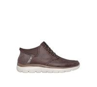 Skechers Summits Slip-Ins Bungee Lace Mid Lace Up Shoes - Chocolate Suede, Brown, Size 8, Men Brown