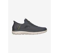 Skechers Summits Slip-Ins Shoes dark grey green white - 41