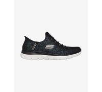 Skechers Summits Lunar Glow Textile Women's Black/Gold Trainers