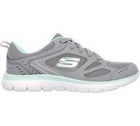 Skechers Summits Suited Womens Training Shoes Grey Gym Workout Fitness Trainers