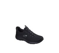 Skechers Summits Summer Blush Trainer In Black Black