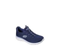 Skechers Summits Summer Blush Textile Women's Navy Trainers - UK 6