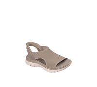 Skechers Women's Slip-ins: Summits - Sweetly Evolved Sandals in Taupe, Size 3 | Textile, Vegan, Machine Washable
