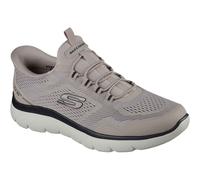 Skechers Summits Top Rate Textile Men's Taupe/Black Standard Trainers UK 11