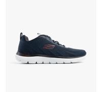 Skechers SUMMITS - TORRE Mens Activewear Lace-Up Trainers-Navy/Red