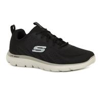 Skechers Lace Up Shoe for Men Summits Torre in Black/Taupe, 10