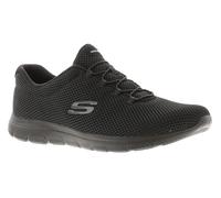 Skechers Womens Sneaker Summits Artistry Chic - Black Mesh, Black Trim - UK 6