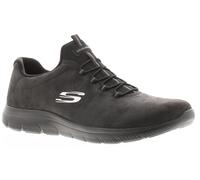 SKECHERS Womens Summits Itz Bazik Trainers Black/Black 7