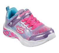 Girl's Skechers Girls Sweetheart Lights Lets Shine Trainers - Purple - Size: 1.5