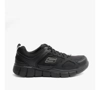 Skechers TELFIN - SANPHET Mens Slip Resistant Trainers Black - Size UK 7.5