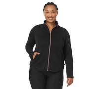 Skechers Women's The GO WALK Shine Jacket in Black, Size Medium | Polyester