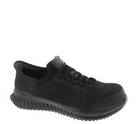 Skechers Tilido Men's Fletchit Comp Toe Hands-Free Shoes, Black, 10.5 Wide