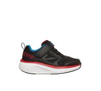 Skechers Go Run Elevate 2.0 Find My Lil Sneaker, Black Textile/Black Synthetic/Red & Blue, 5 UK Child